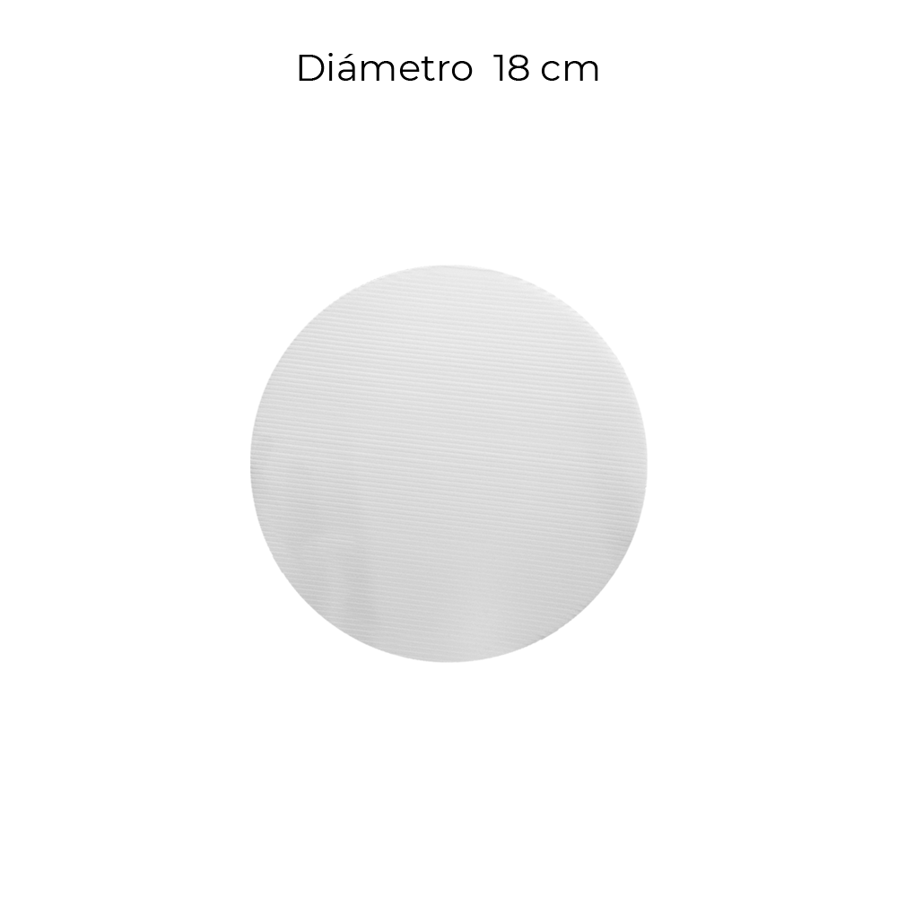 Disco de plástico 18 cm