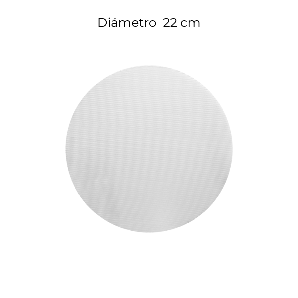 Disco de plástico 22 cm