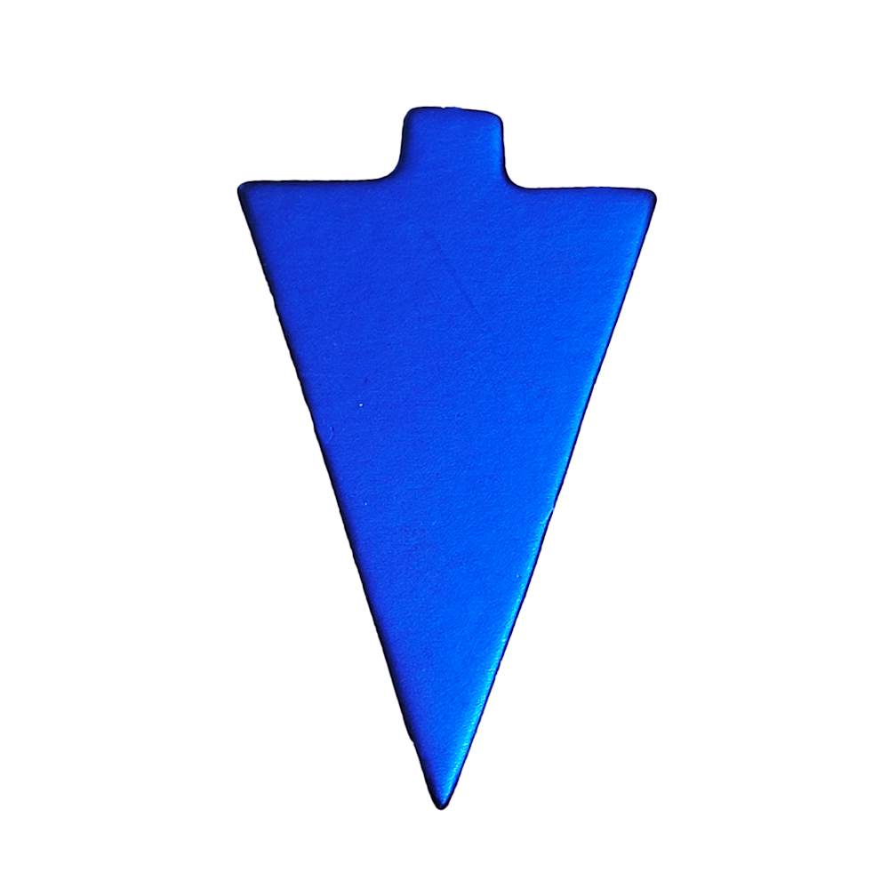 Base de mini pastel triangular azul c/50pz