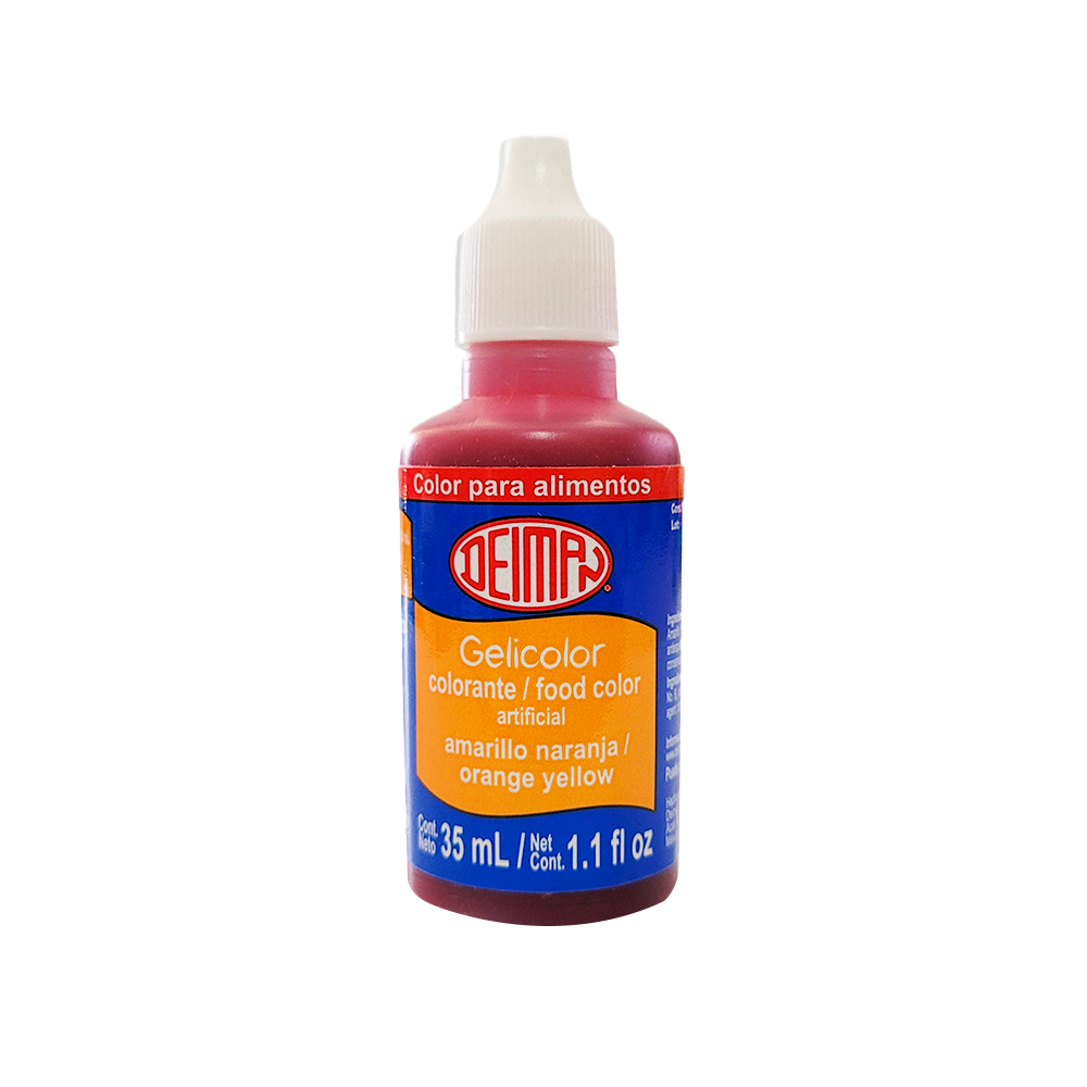Colorante Amarillo Naranja Gel c/35ml