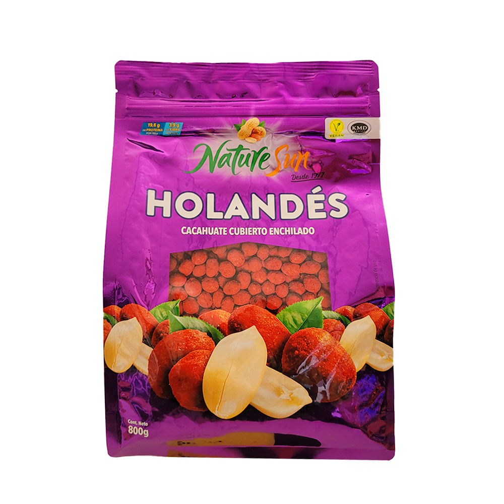 Cacahuate Holandés Enchilado NatureSun c/800gr