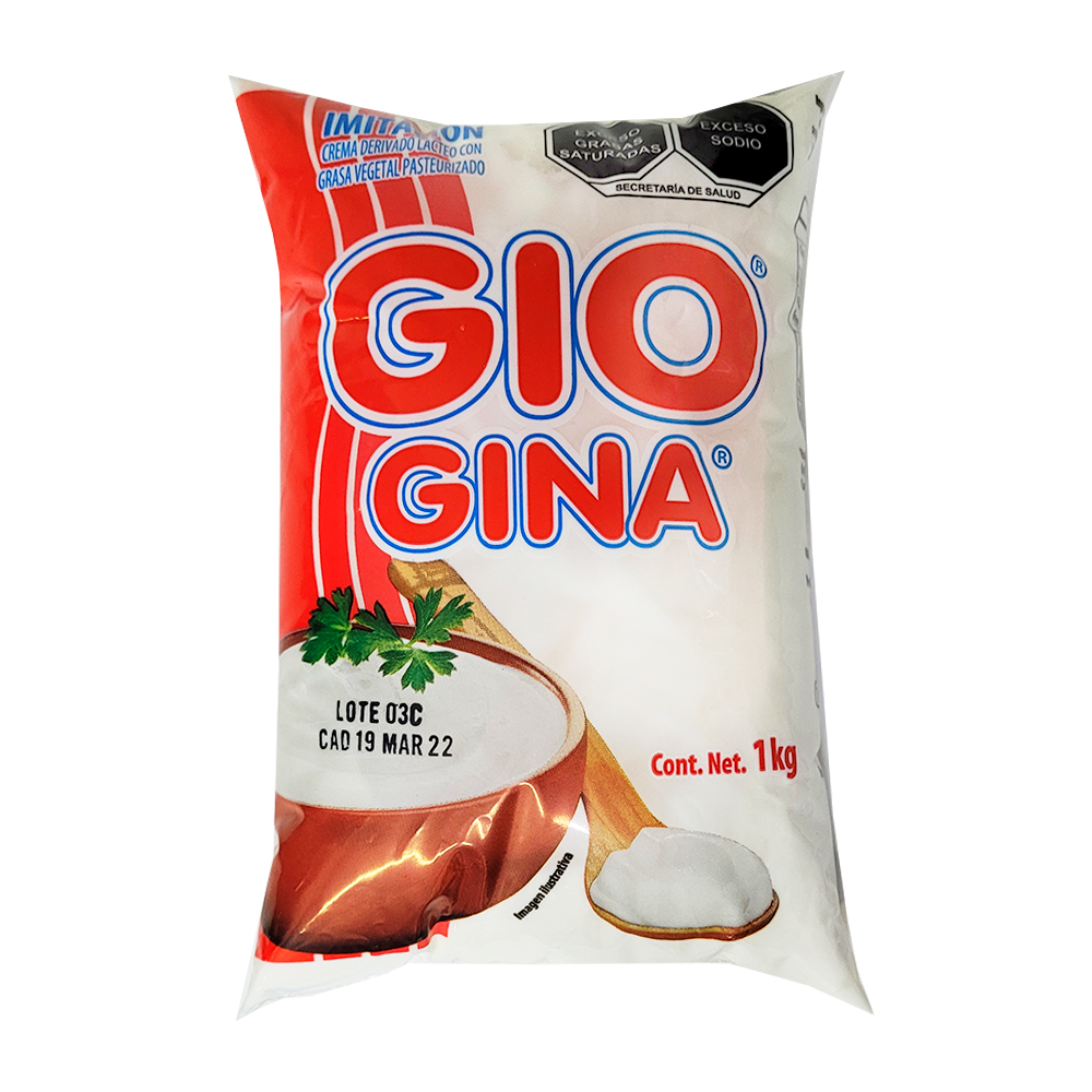 Crema Vegetal  Gina c/1kg / (Edo Méx - CDMX)