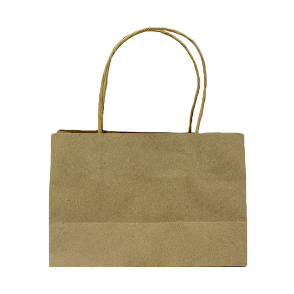 Bolsa de Papel Kraft c/Asa Boutique Chica  c/12pz