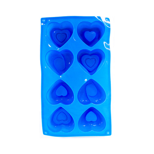 Molde Silicon Corazón 3D 1 pz