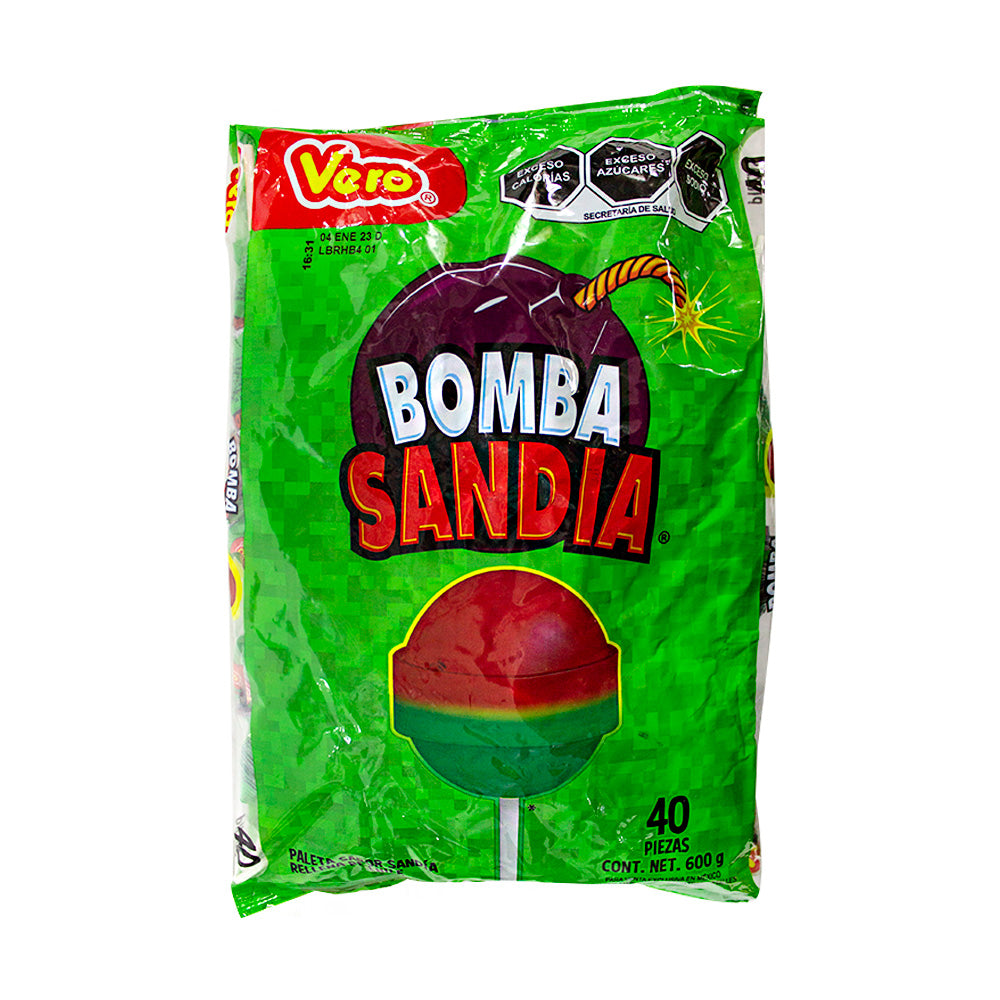 Paleta Bomba Sandía c/40 pz