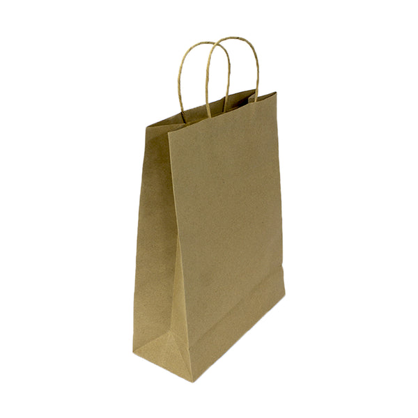 Bolsa de Papel Kraft c/Asa Grande  c/12pz