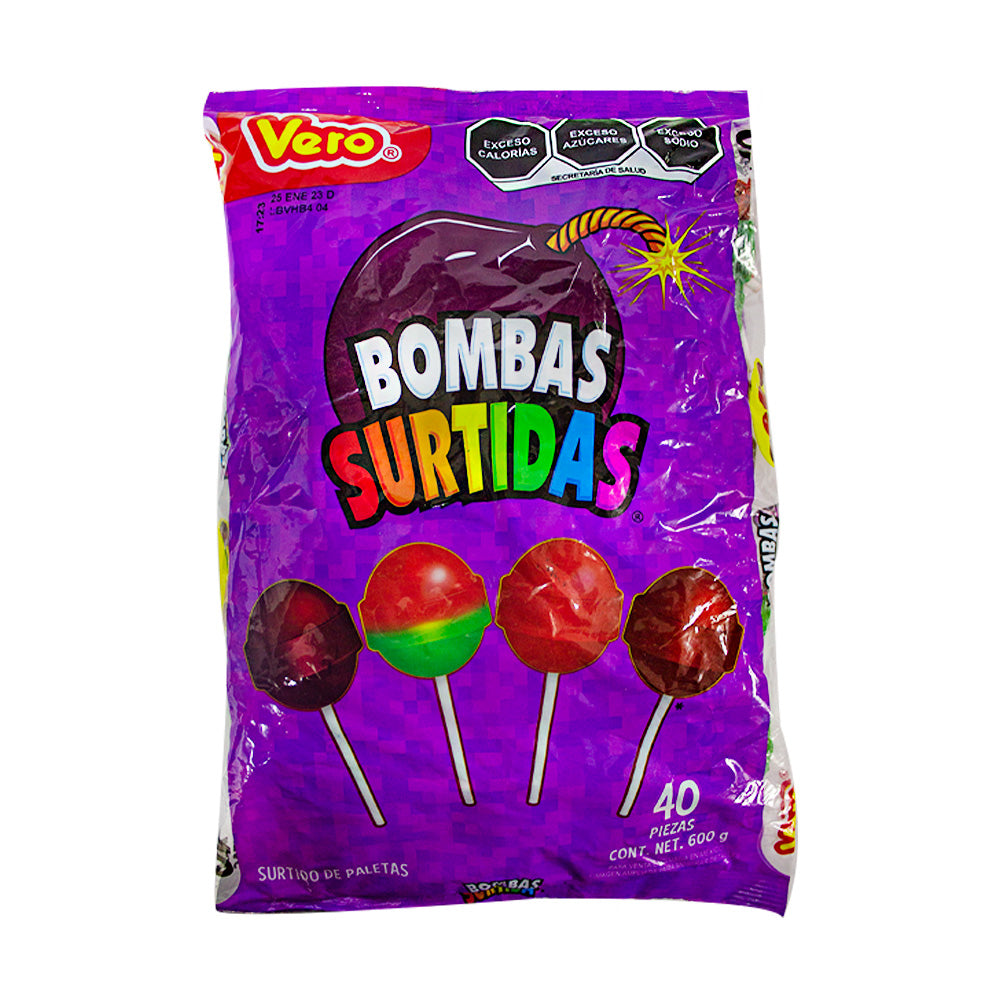 Paleta Bomba Surtida c/40 pz