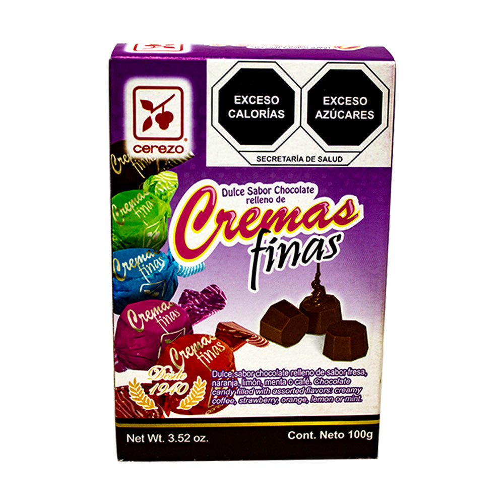 Chocolate Cremas finas c/100gr