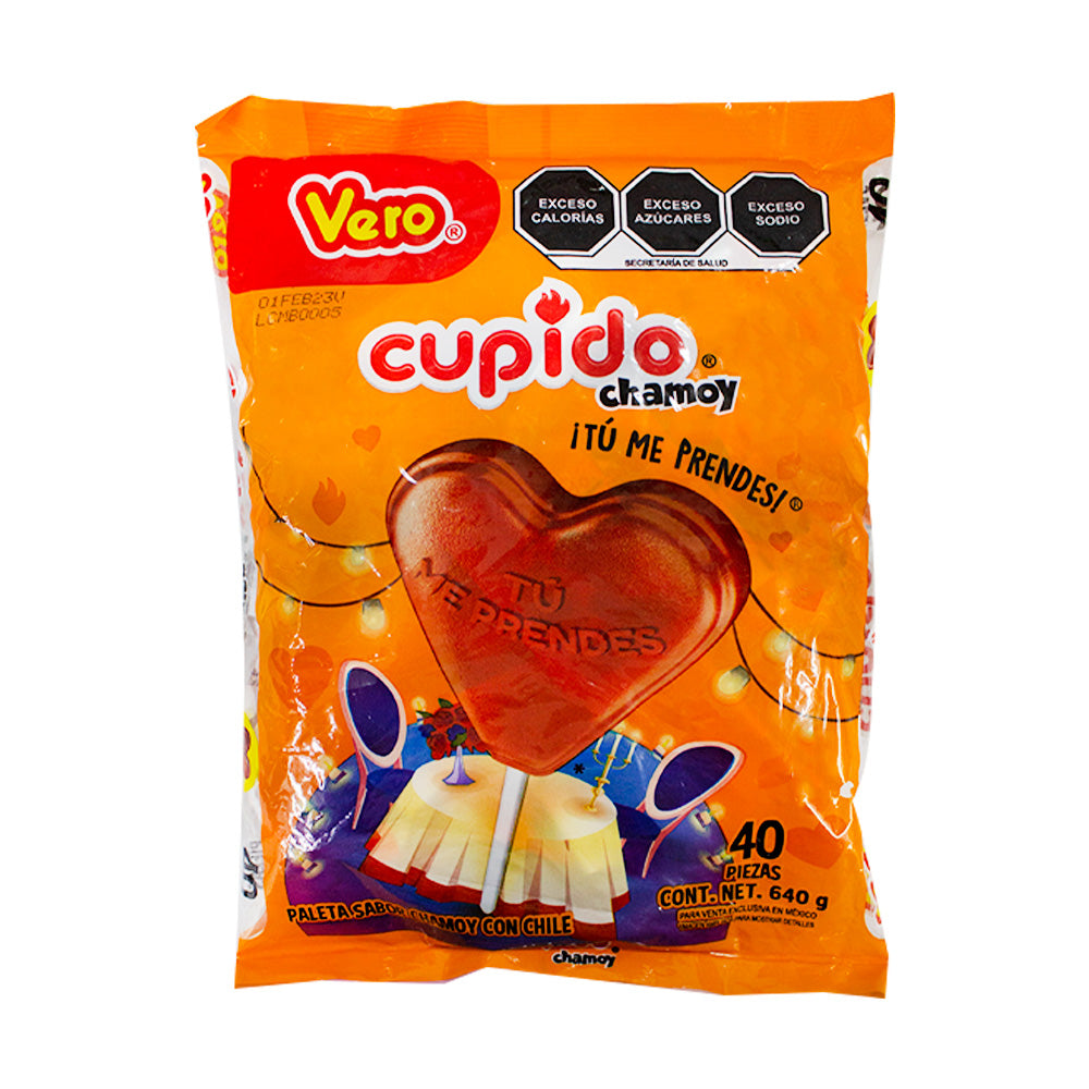 Paleta Cupido Chamoy c/40 pz