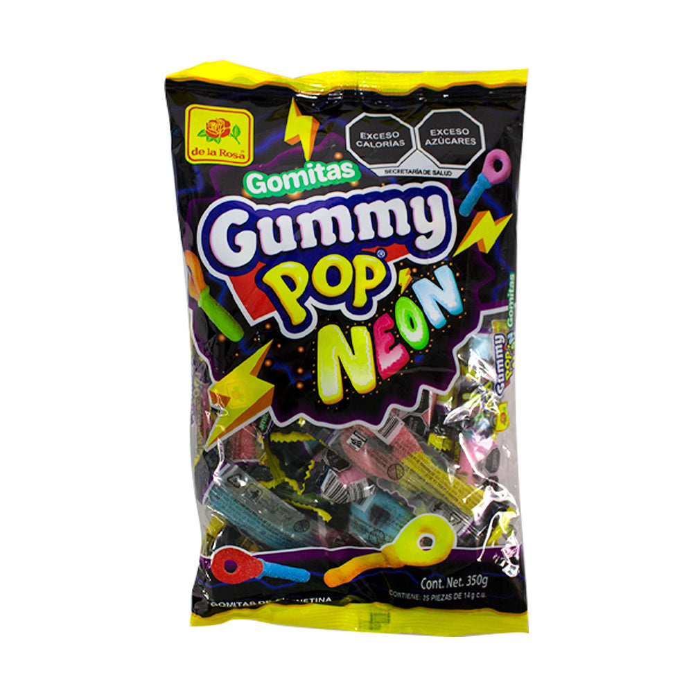 Gomita Gummy Pop Neón c/25pz