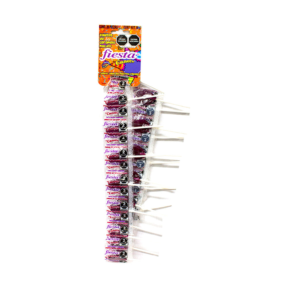 Paleta Fiesta c/20 pz