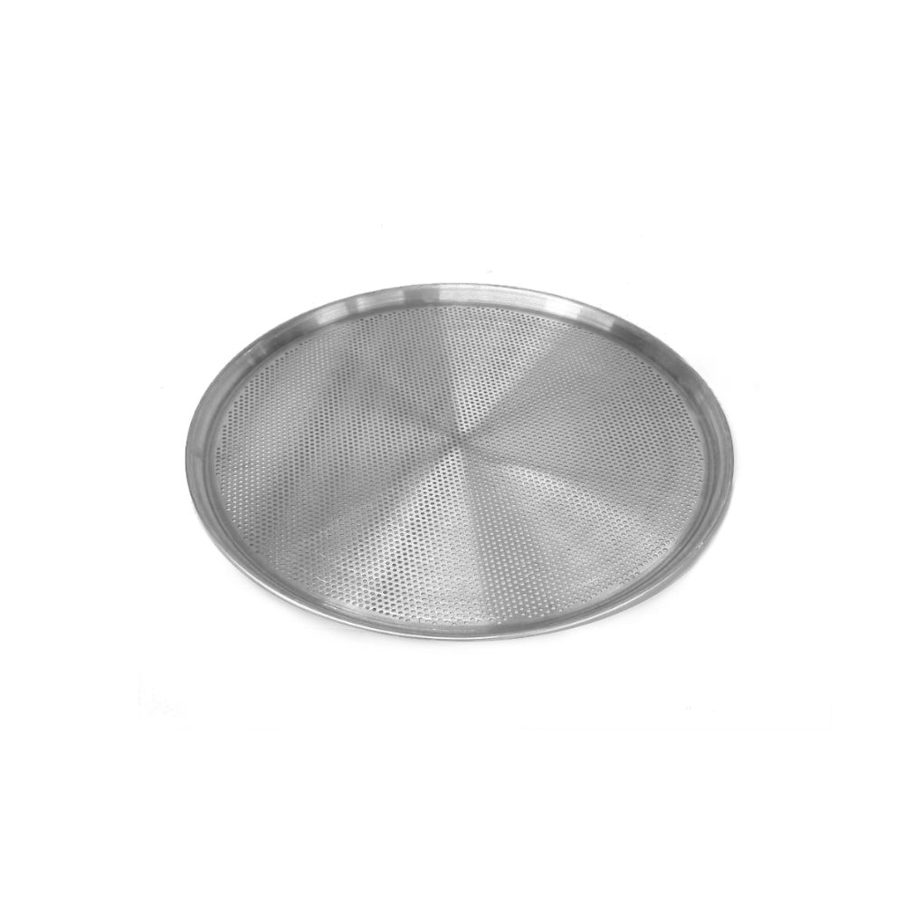 Charola Aluminio p/pizza Perforada 30 cm