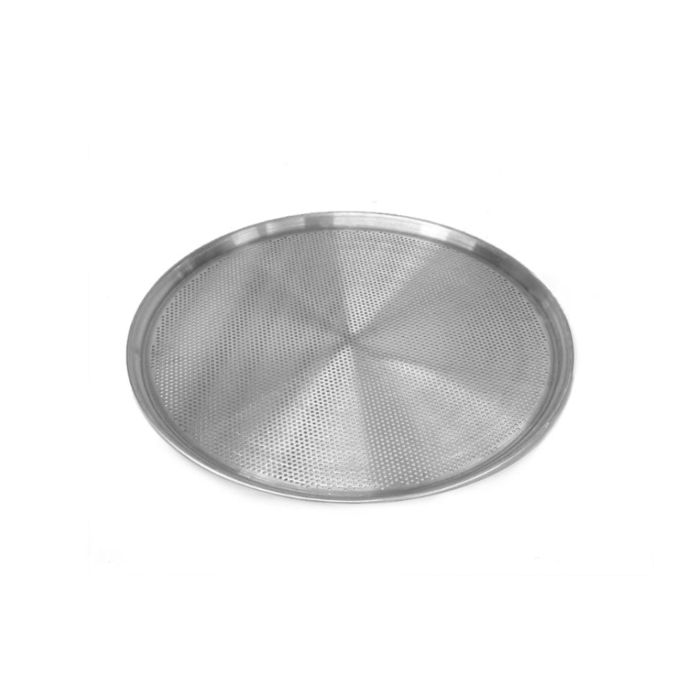 Charola Aluminio p/Pizza Perforada 35 cm