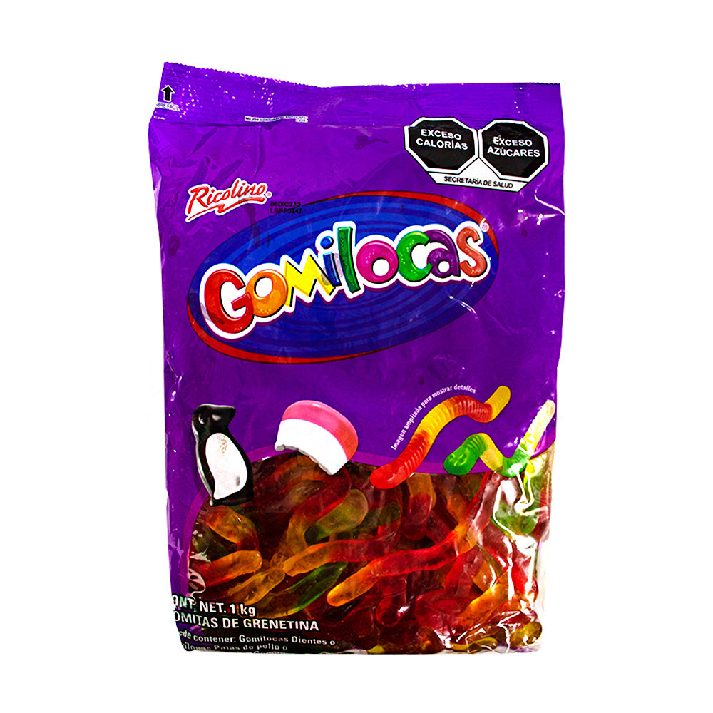 Gomita Gusano Bicolor c/1kg – La Mimi