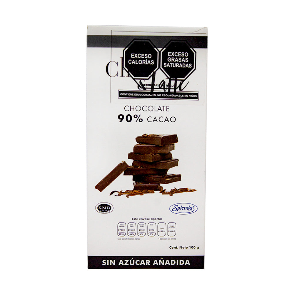 Chocolate 90 % Cacao  c/100gr