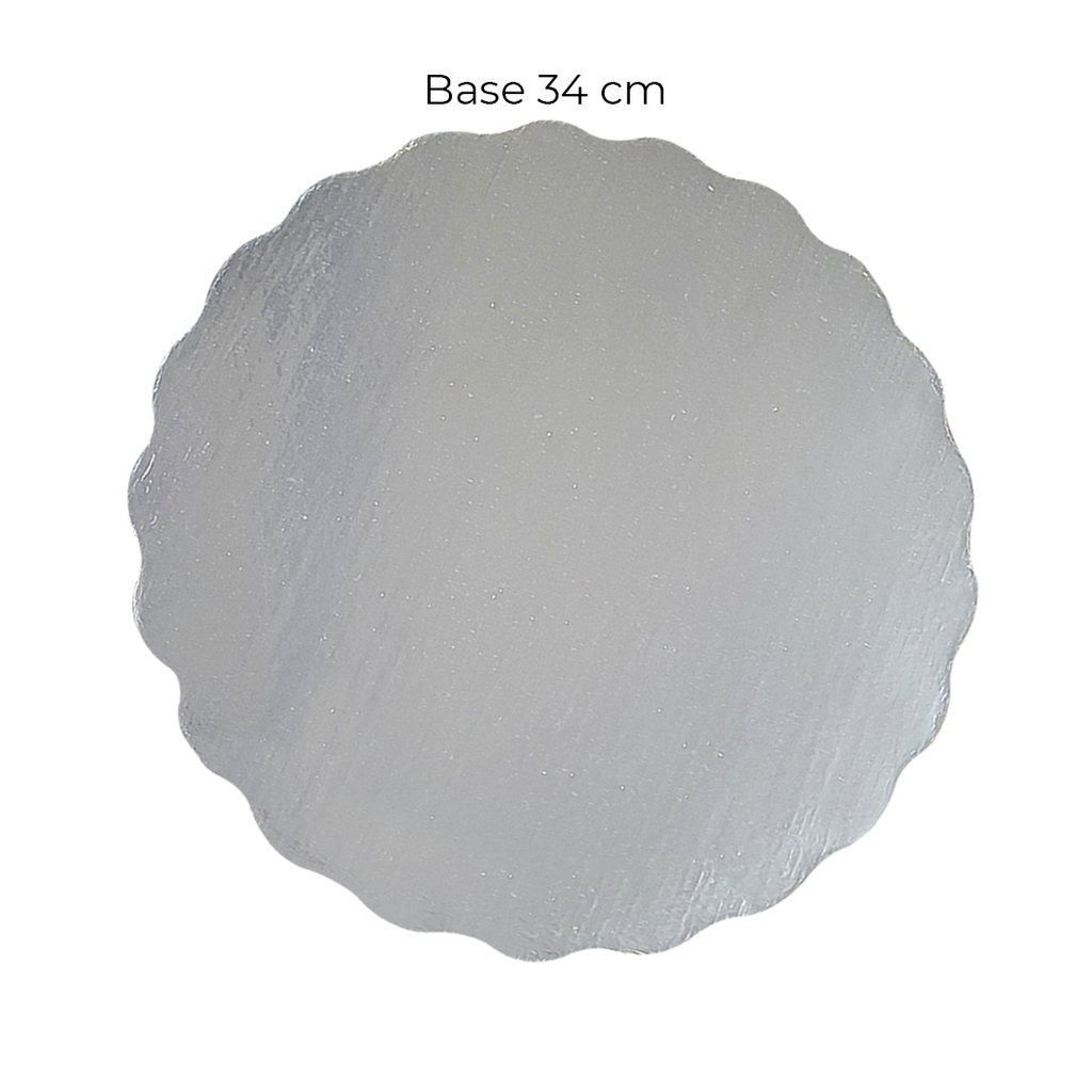 Base cartón aluminio 34 cm