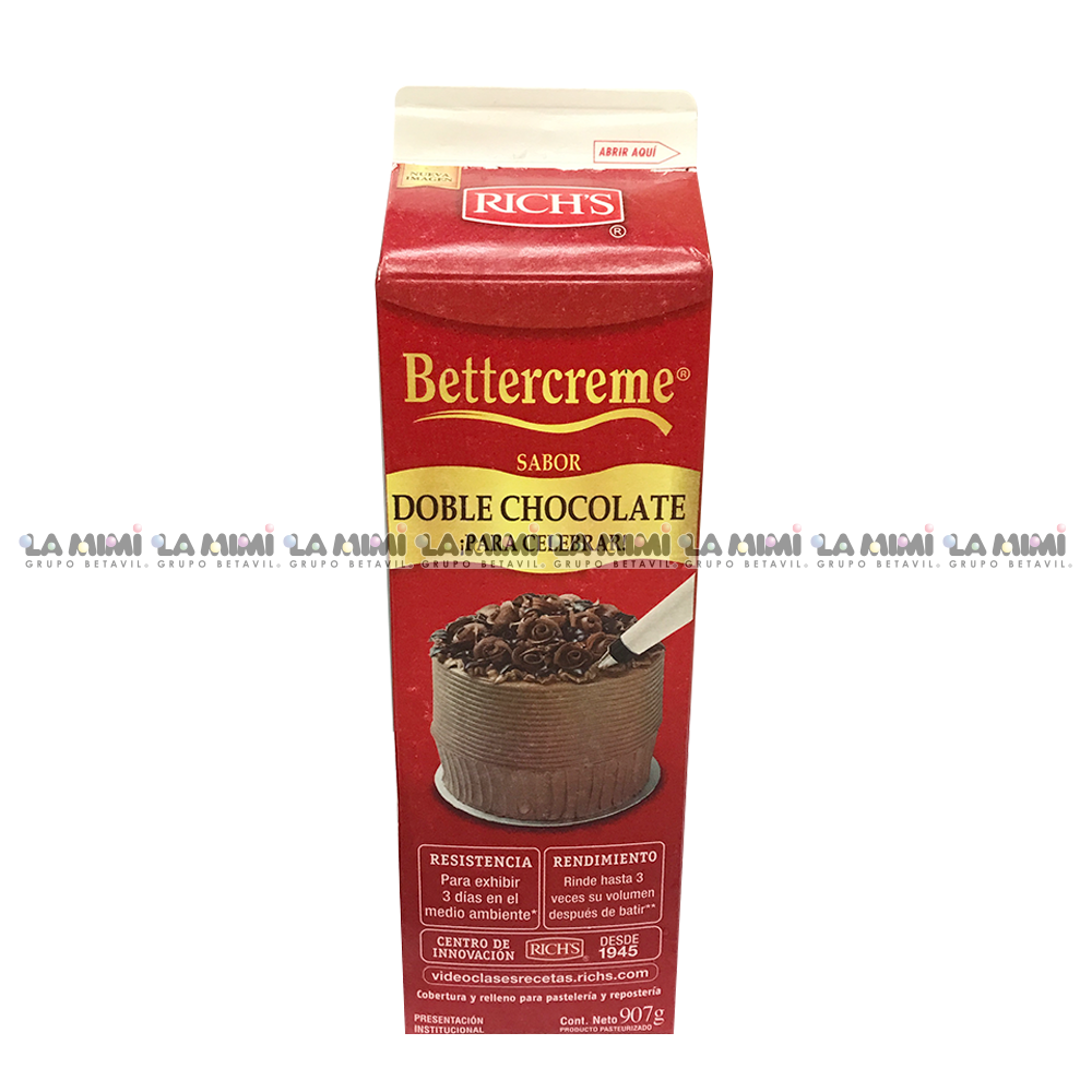 Bettercreme Doble Chocolate c/907gr / (Edo Méx - CDMX)