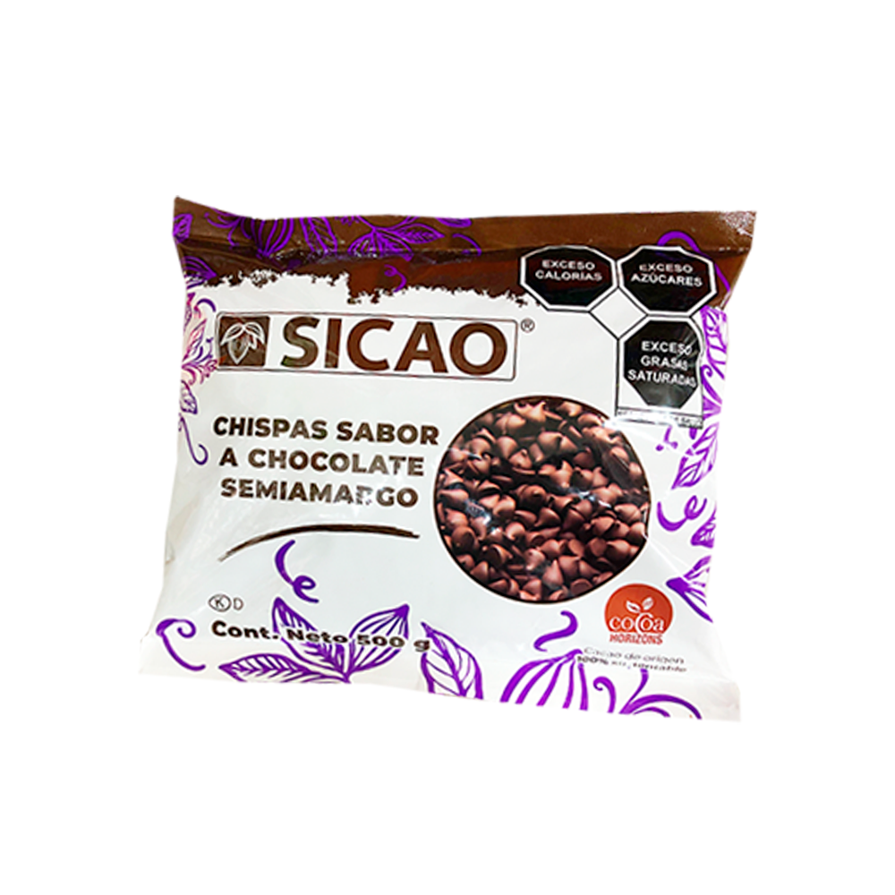 Chispas de chocolate Semi amargo c/500gr