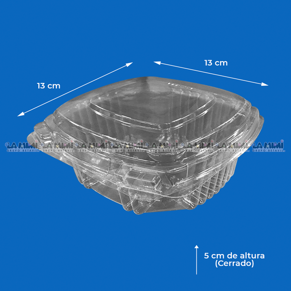 Contenedor Desechable (Bajo) 11x10x5  c/25pz  (Edo Méx - CDMX)