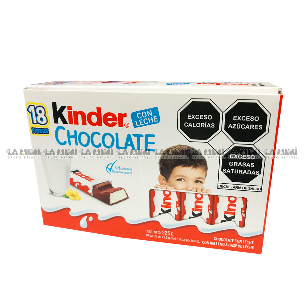 Kinder chocolate caja c/18 pz