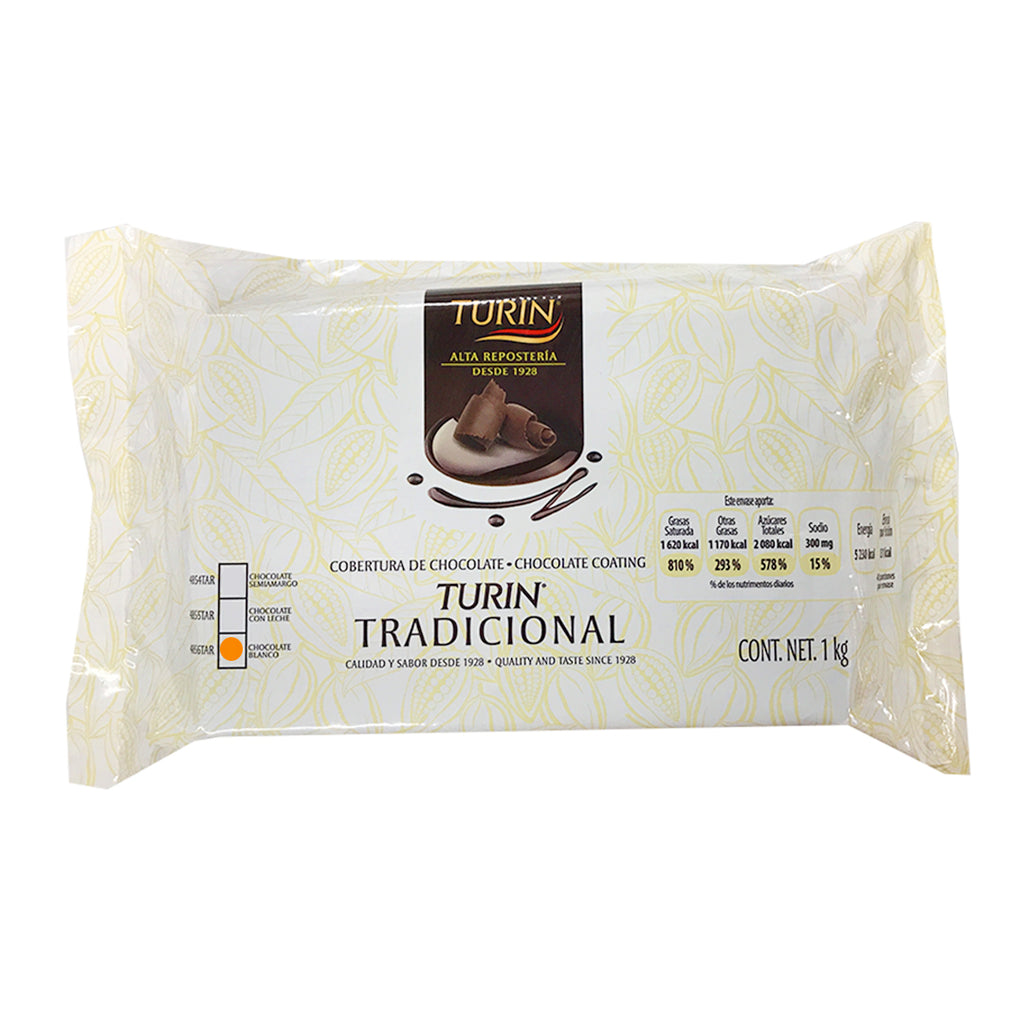 Marqueta de chocolate blanco c/1kg