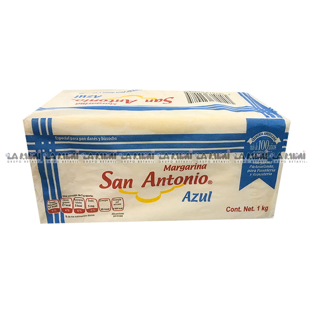 Margarina San Antonio (Azul) c/1kg (Edo Méx - CDMX)