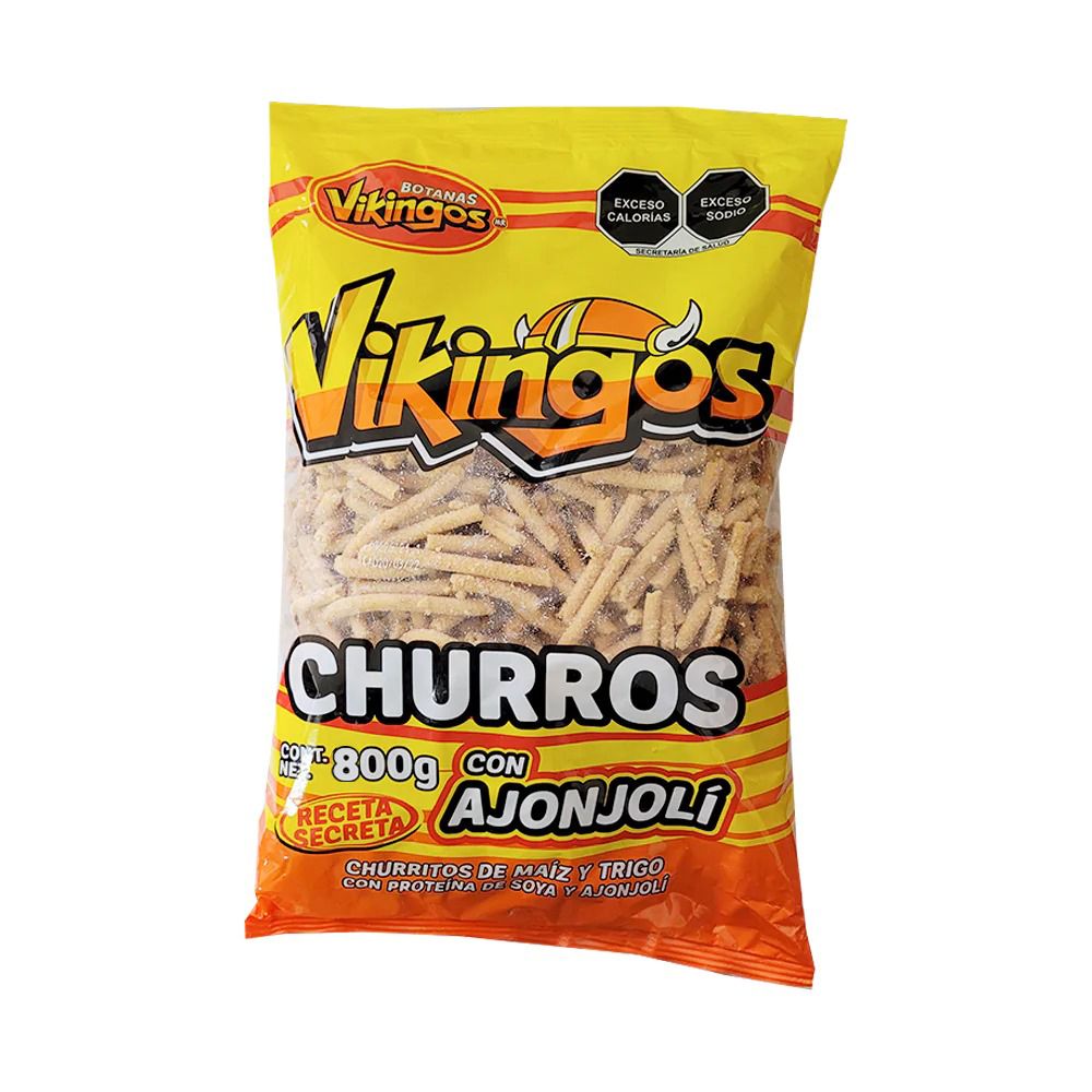 Churro Vikingos Natural c/800gr